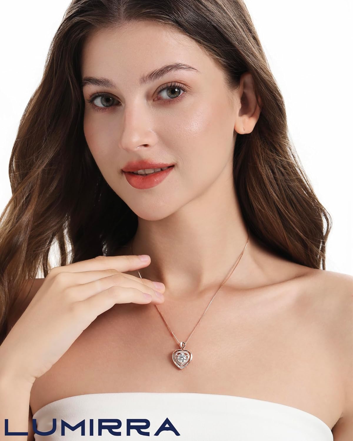 Gift for Wife from Husband, 1-2 Carat Heart Moissanite Necklace, 18K Gold Plated 925 Sterling Silver Pendant, Romantic Anniversary, Birthday, or Valentine’s Day Gift with Elegant Gift Box for Her - Image 8