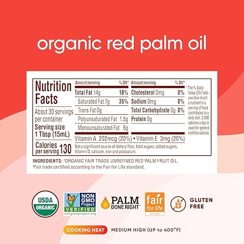 Miniatura 10 de Nutiva Aceite de coco orgánico con sabor a mantequilla no láctea, 14 onzas (paquete de 2), orgánico USDA, sin OMG, aprobado por Whole 30, vegano y
