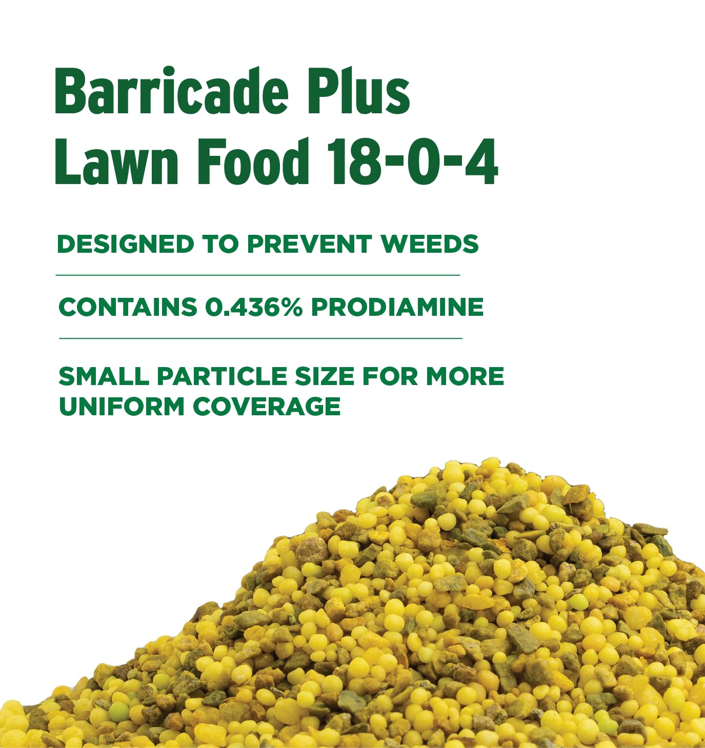 The Andersons 18-0-4 Barricade Fertilizer with Pre Emergent Weed Control 10,000 sq ft 40 lbs