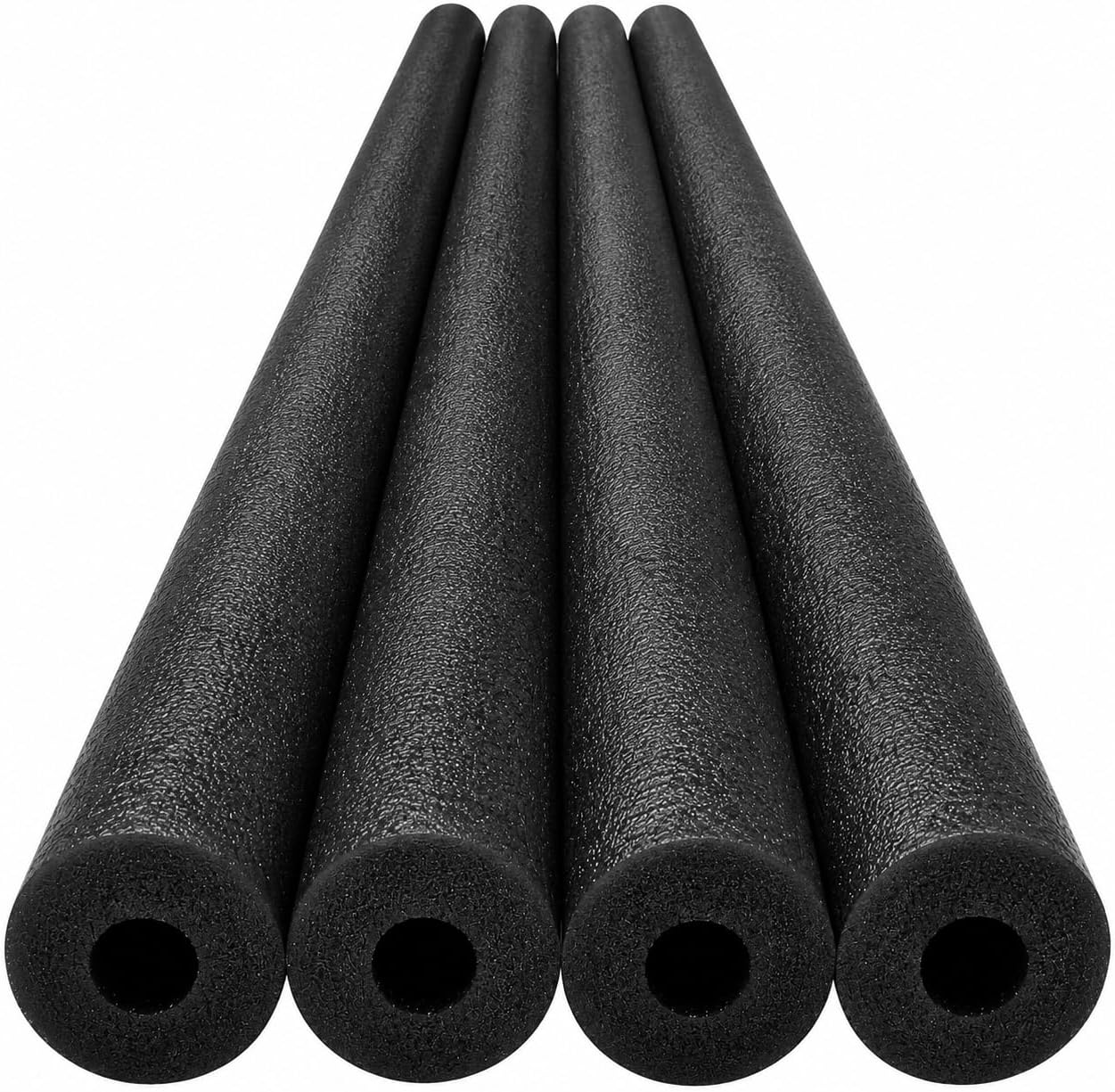 Foam Noodles 35” x 2.5”, Hollow Tube, Multi-Purpose Pool Noodles for DIY Crafts, Pipe Insulation, Pool, Beach & More, Durable Foam Tubes 4 Pack