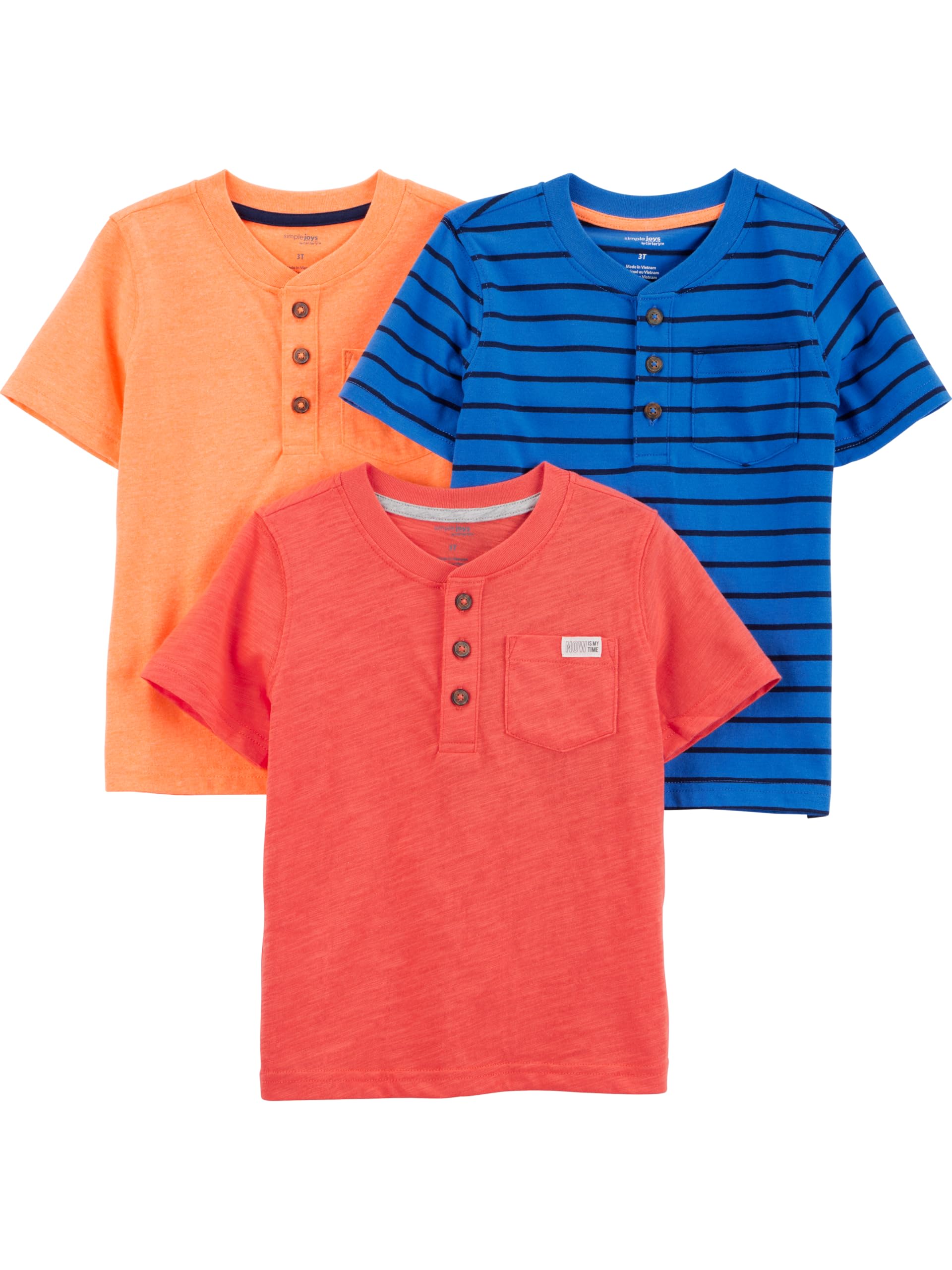 Simple Joys by Carter's Toddler Boys' 3-Pack Short-Sleeve Graphic Tees