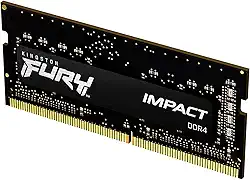 Memória Notebook Kingston Fury Impact 16GB DDR4 3200 Mhz - Preto