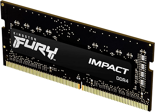 KF426S15IB/8 - Memória 8GB SODIMM DDR4 2666Mhz FURY Impact 1,2V 1Rx8 260 pinos para notebook, Preto