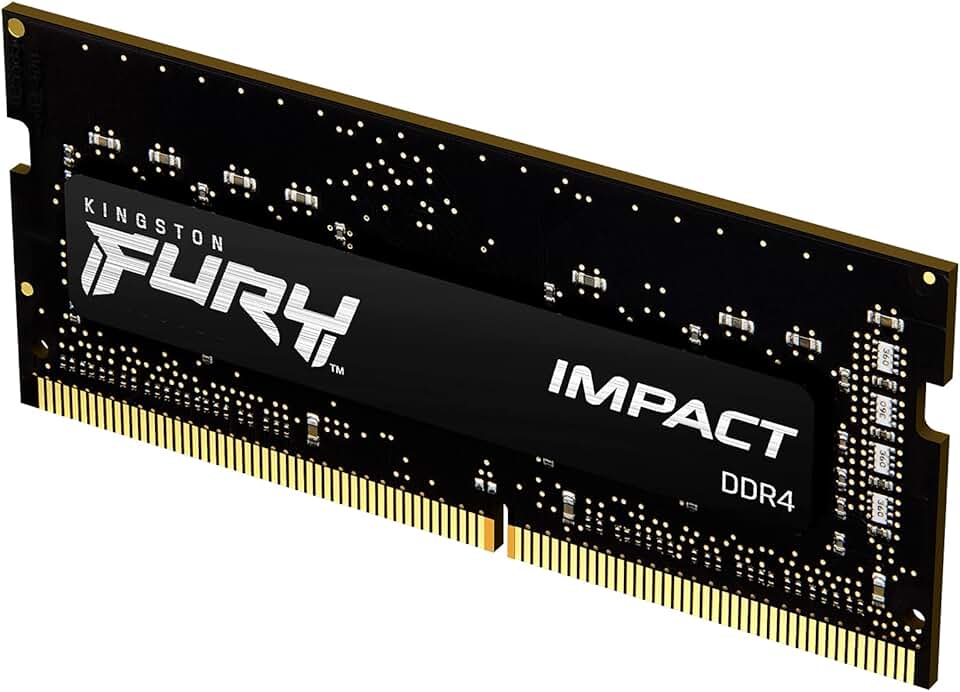 Memória Notebook Kingston Fury Impact 16GB DDR4 3200 Mhz - Preto