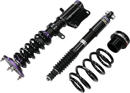 Miniatura 175 de D2 Racing RS Coilovers 36 MANERAS ajustables para 1993-2002 Nissan Marzo