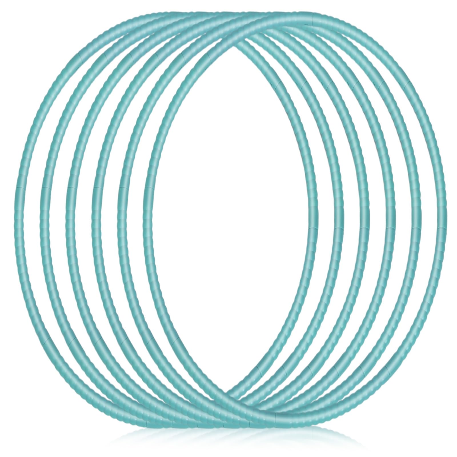 Shappy 6 Pcs Exercise Hoop Set Detachable Adjustable