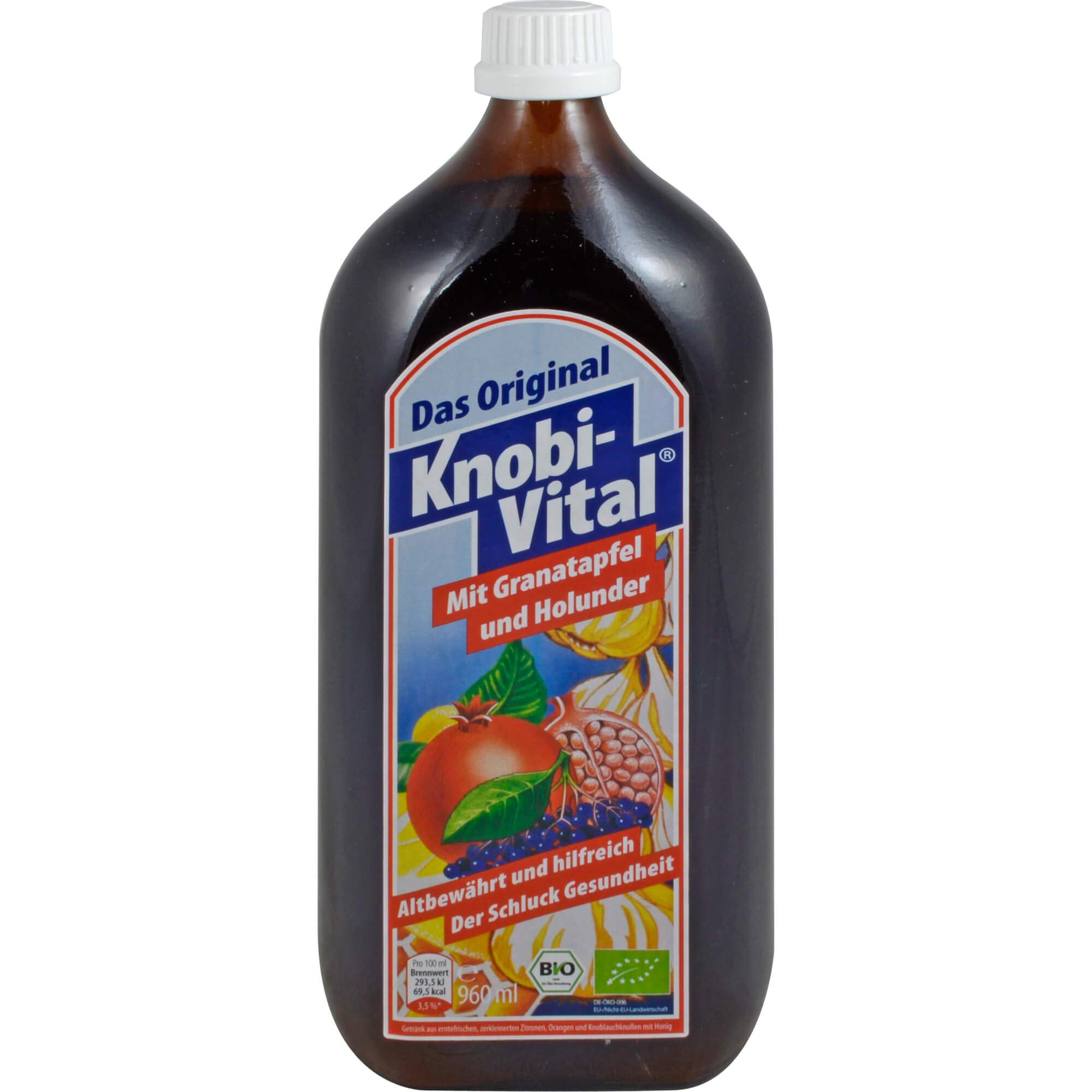 Knobivital mit Granatapfel+holunder Bio 960 ml