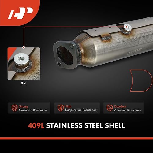 Miniatura 5 de A-Premium Kit convertidor catalítico de ajuste directo compatible con Hyundai Sonata 2009-2010 y Kia Optima 2009-2010, ForteForte Koup 2010-2013,