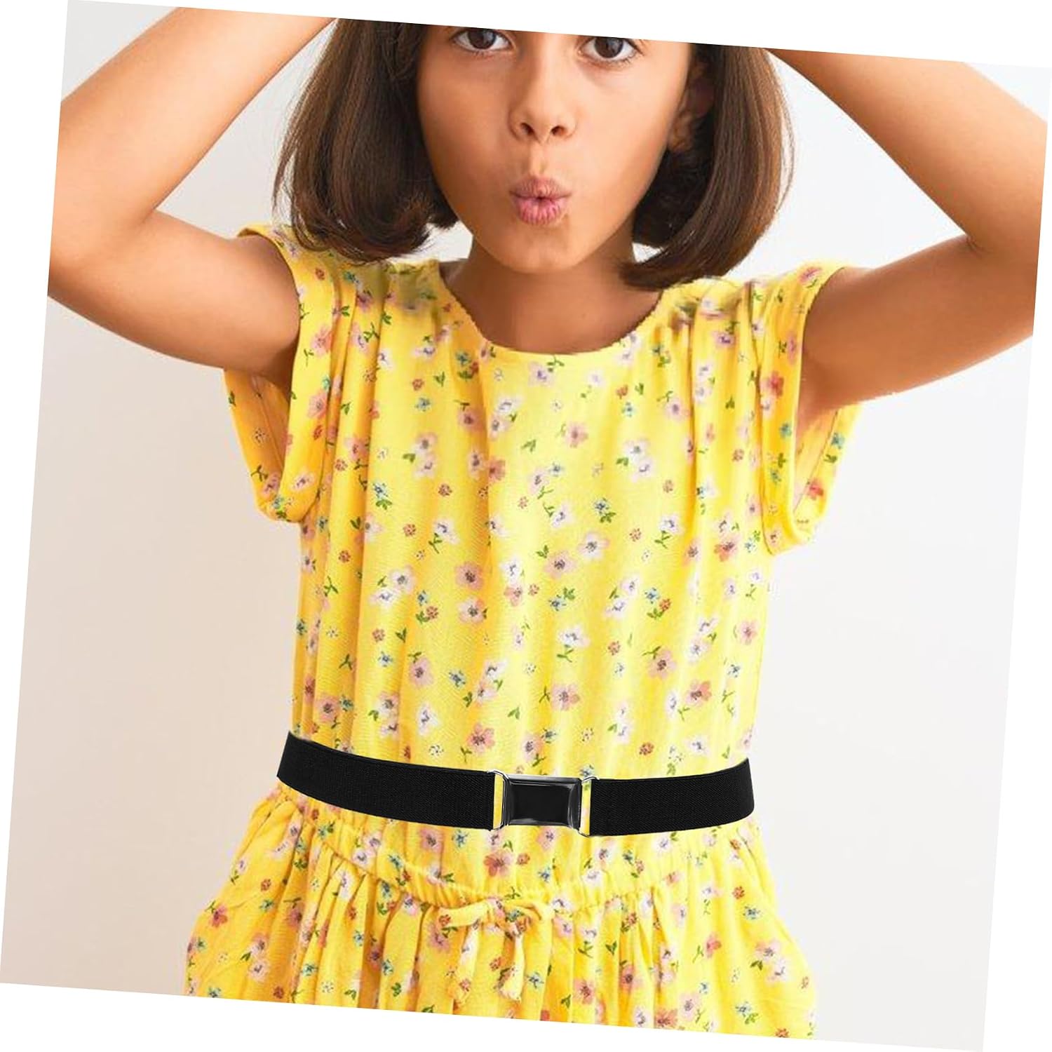 2pcs Adjustable Elastic Belts for Boys and Girls Boy Girl Stretchy Waistband for Dress Pants and Jeans Fit for Boys and Girls