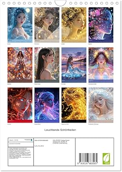 Calendar 2027 Glowing Beauties