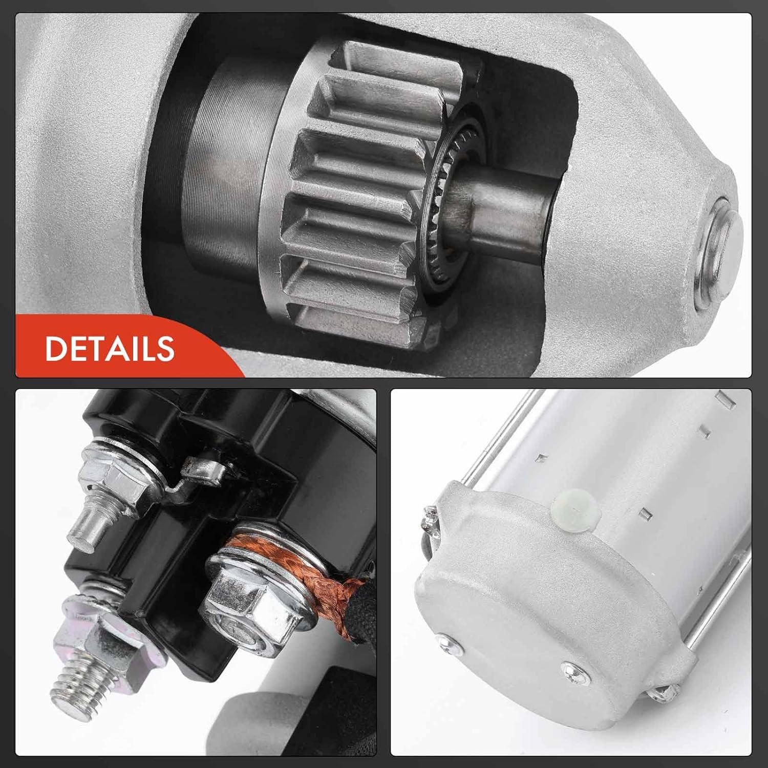A-Premium Starter Motor Compatible with Mercedes-Benz B250 15-19, CLA250 CLA45 AMG 14-19, GLA250 15-20, GLA45 AMG 15-19, 2.0L, 12V 1.7KW 15 Teeth CCW, Replace# 438000-2050, MS438000-2050