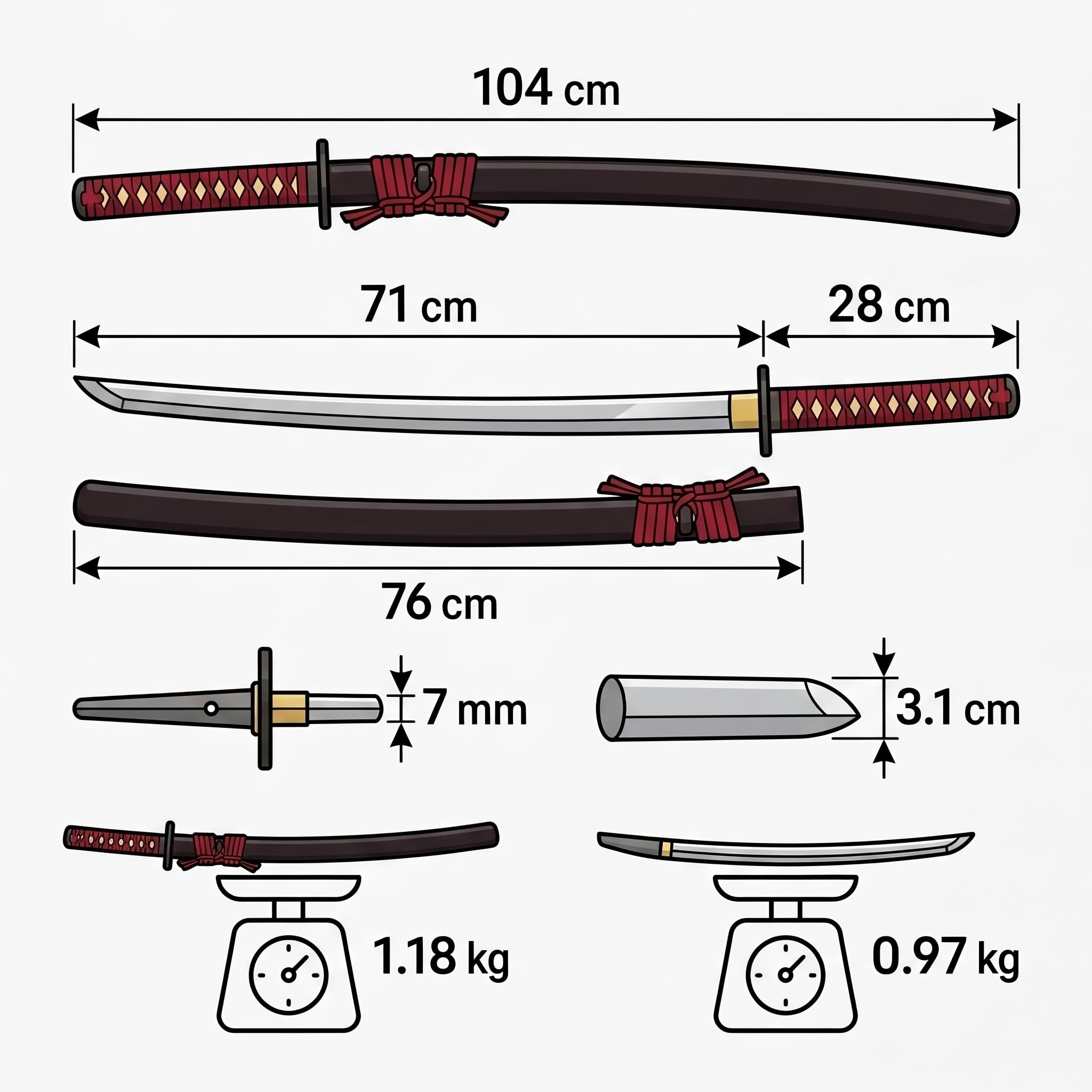 Lange Machete Katana Schwert Gravierte Klinge Scharf Echt Zum Training Metall Stahl 1045 Samurai 100% Handarbeit nur für Erwachsene - 18 Jahre erforderlich DS044