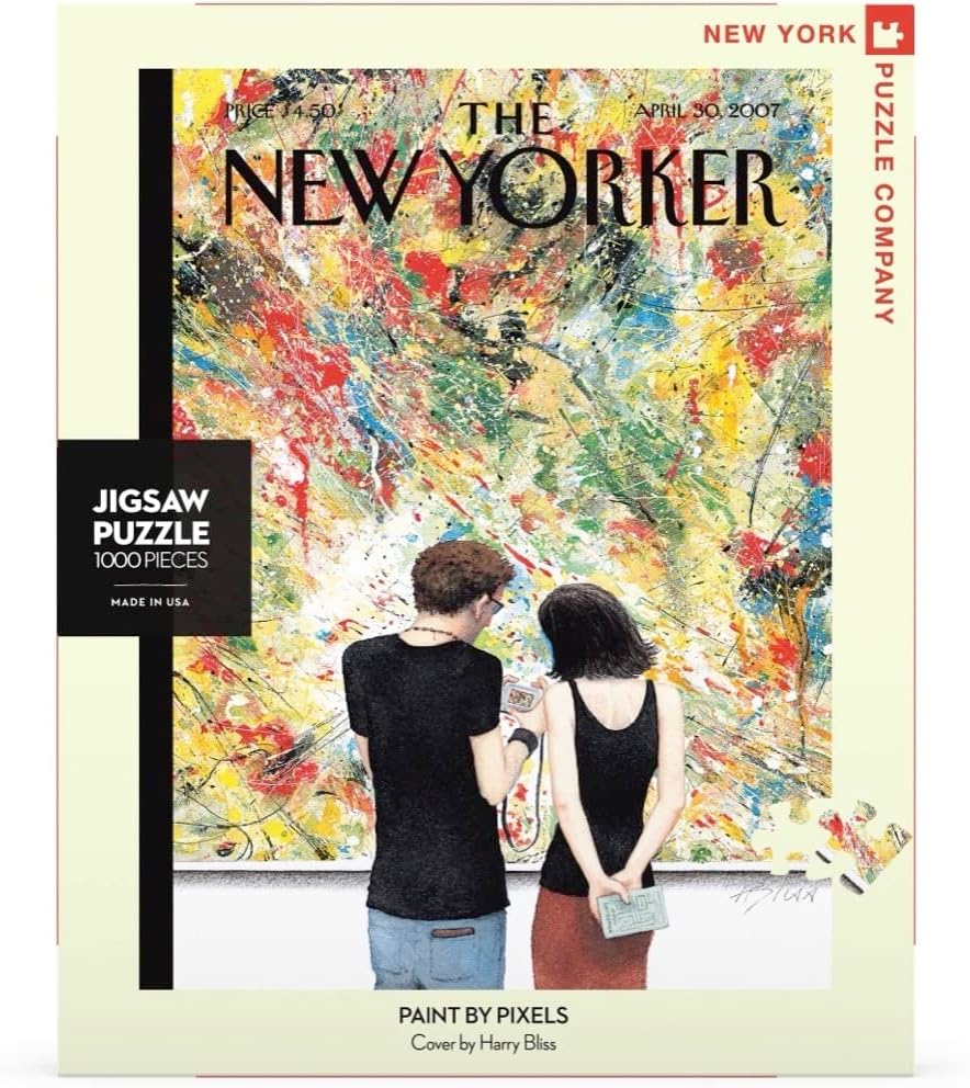 New York Puzzle Company - New Yorker Paint by Pixels - 1000 Piece Jigsaw Puzzle