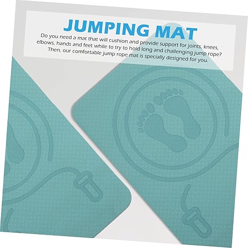 Miniatura 6 de BCOATH Alfombrilla para saltar al aire libre, esterillas de salto para ejercicio antiabsorción, esterillas de yoga para viajes, gimnasio, suelo