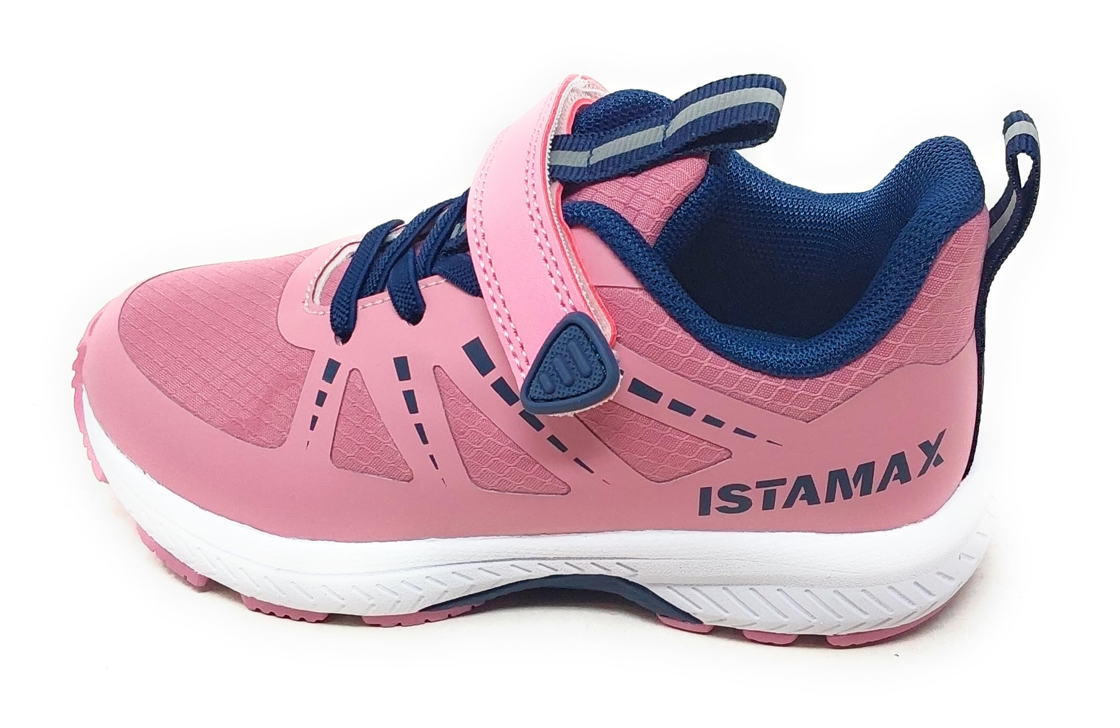 Scarpe Sportive Bambina,a Strappo,Rosa Blu,Mesh Traspirante Antipioggia,Modello IMAA3805