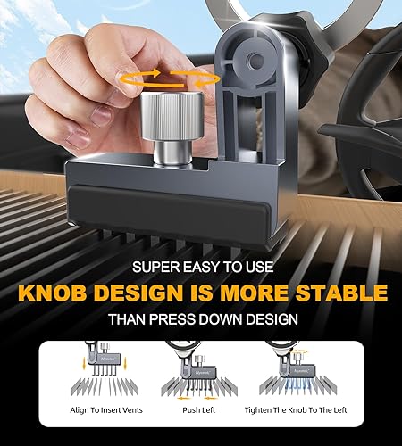 Miniatura 4 de Ncyetek - Soporte de teléfono Tesla para MagSafe, Nunca se cae Soporte de teléfono Tesla Modelo Y 3, accesorios Tesla modelo Y 3, soporte magnético