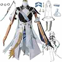 鳴潮 今汐 コスプレ衣装 XS ウィッグセット Amazon.co.jp: 鳴潮