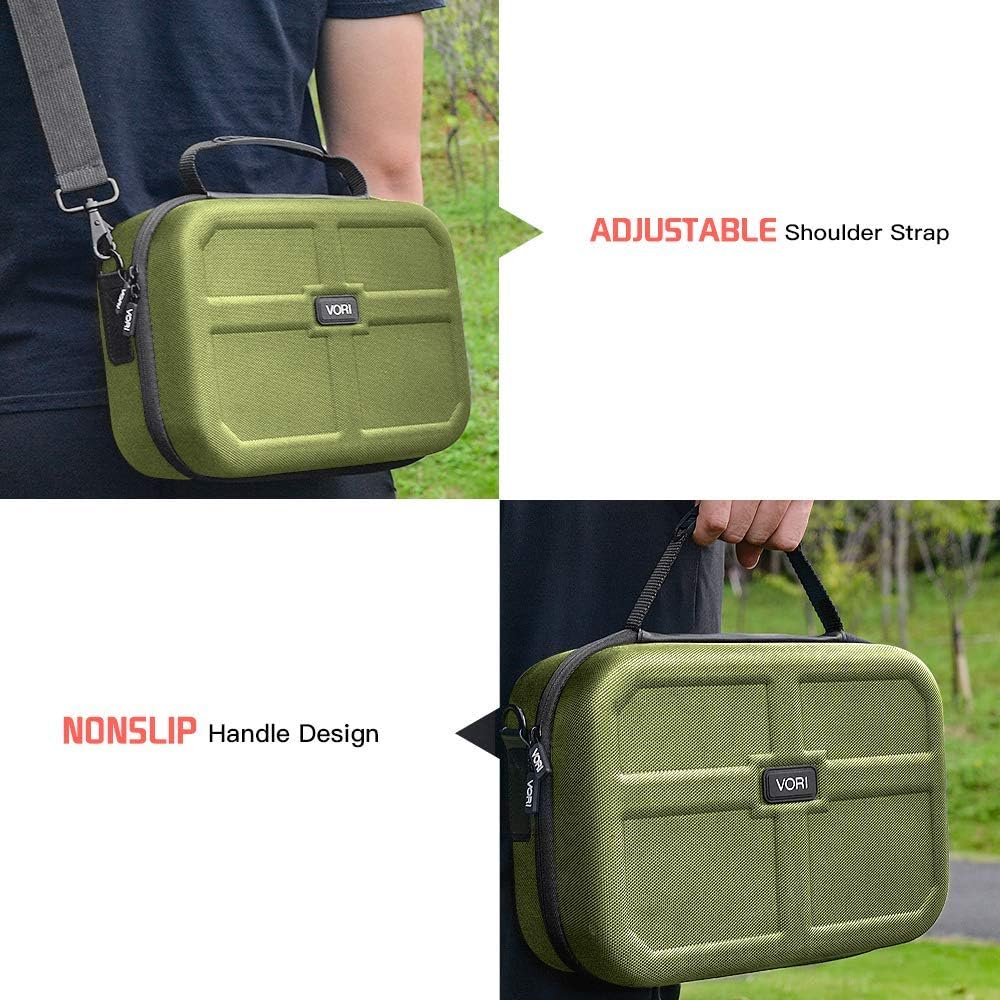 Buy 2 get 3 VORI Carrying Case for Nintendo Switch/Switch OLED Model (2021), Protective Hard Portable EVA Travel Carry Case Storage Shell Pouch for Nintendo Switch Console Pro Controller & Accessories Green