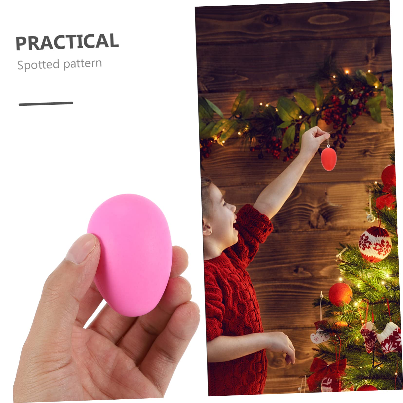 COHEALI 100pezzi Uova Artigianali Per Decorazioni Pasquali Uova Plastica Dipinte Mano Per Progetti Fai Te Accessori Per La Pasqua Atmosfera Festiva Garantita