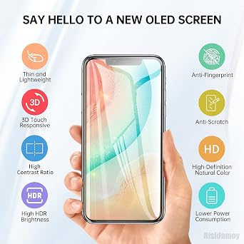 [OLED] for iPhone Xs Max Screen Replacement 6.5 with Ear Speaker