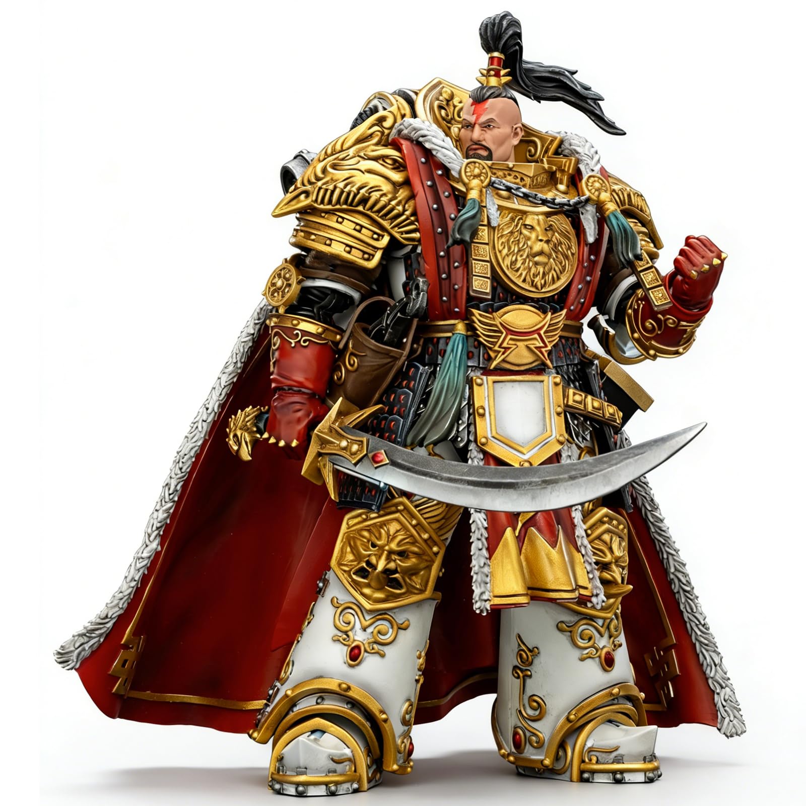 JOYTOY Warhammer 40k White Scars Jaghatai Khan Primarch of the Vth Legion 1/18 Action Figure,Combining Collection Value And Fun Of Playing — image 1