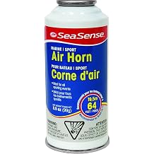 SeaSense Air Horn Refill Large Size 3.5 oz, 127 dB Horn Not Included Loud 1 Mile Range, Meets EPA & USCG Standards Great for Boat & Marine Safety, Ideal for Sporting Events Such as Football