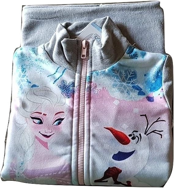 Frozen Tuta Bambina Apertura a Zip Felpa Cotone Taglie 4-5-6-7 Anni (7  Anni) : Amazon.it: Abbigliamento