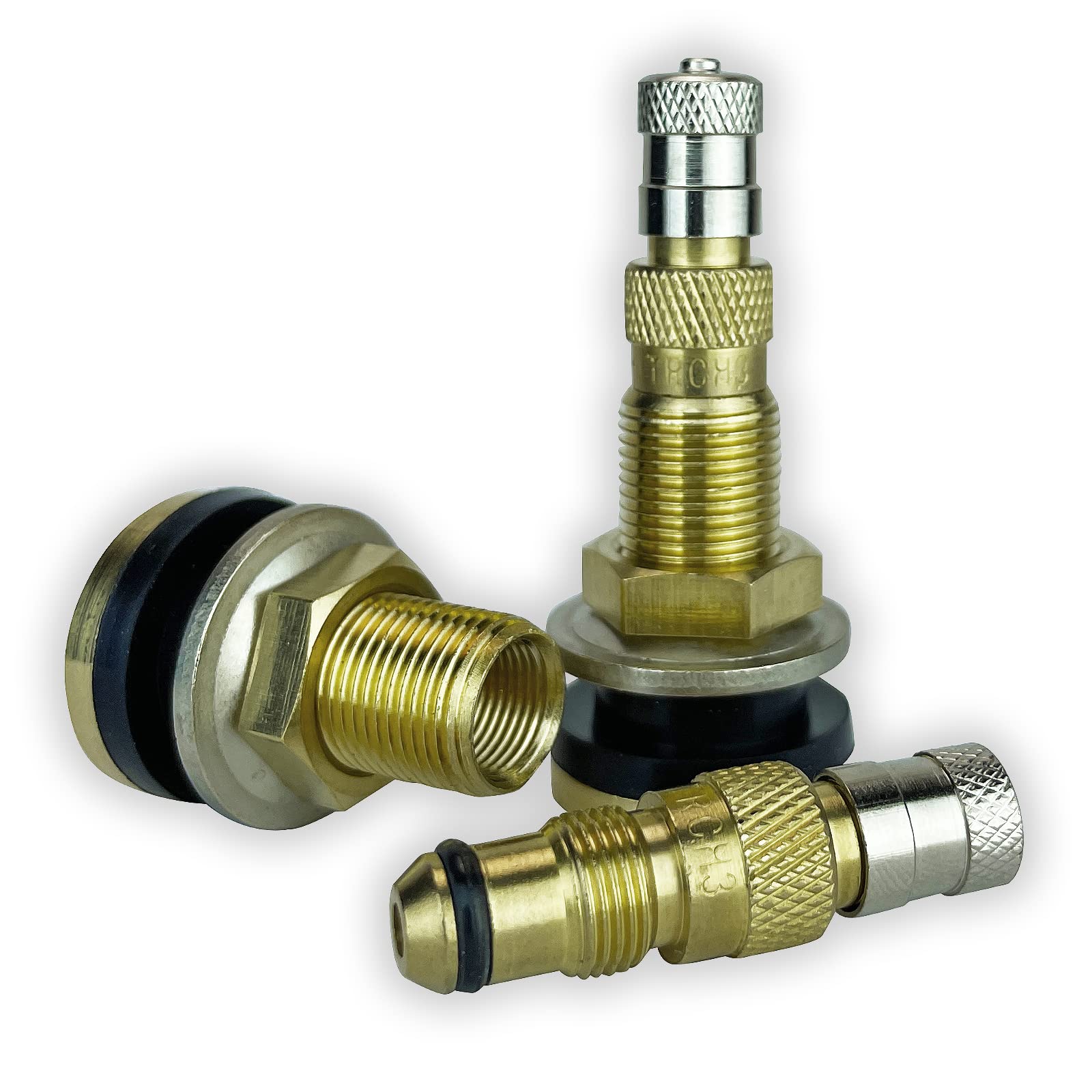 Amazon.com: Haltec Pair of Two TR618A Brass Air and Liquid Valve