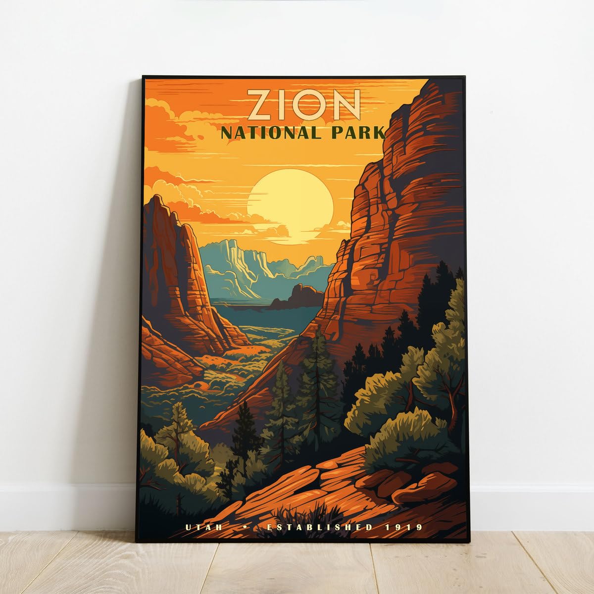 ポスター sept Amazon.com: 01September Zion National Park Poster, Zion National
