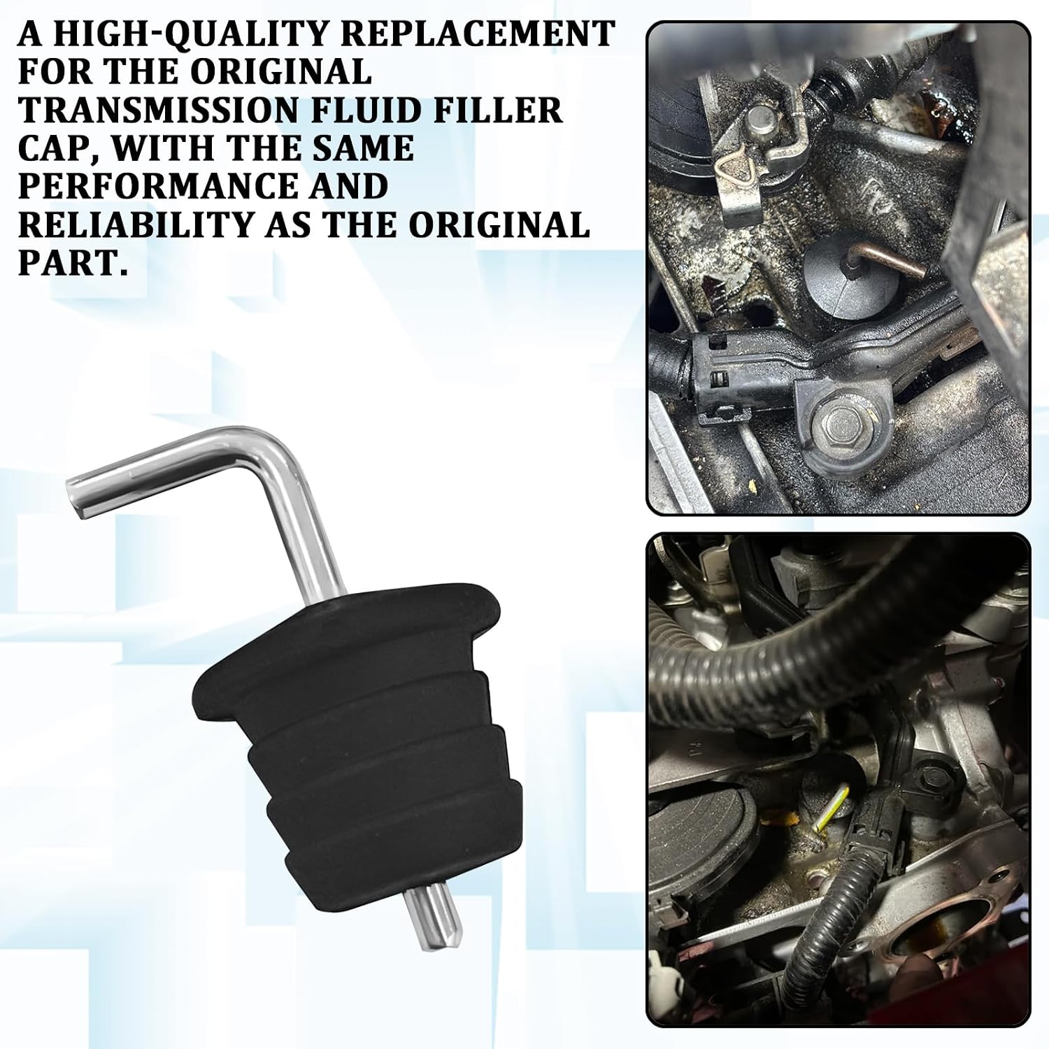 Transmission Filler Cap 25615-5T0-004 256155T0004, Transmission Filler ATF Cap Plug for Honda Accord 2003-2007, CRV 2007-2014, Civic 2014-2021, Acura MDX 2017-2020, RLX 2014-2020, TSX 2004-2014