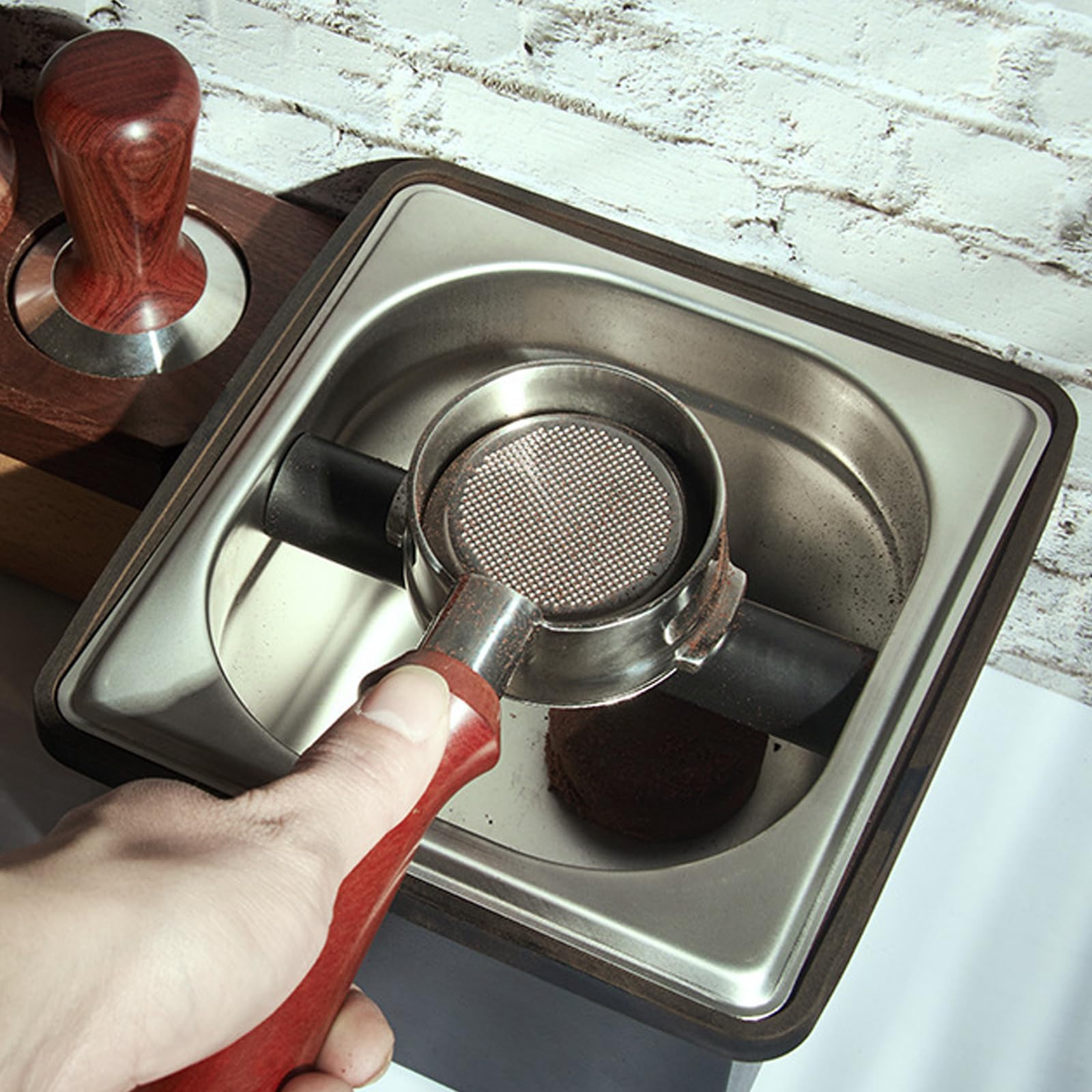 Sonew Boîte à Marc De Café Café Knock Box Silicone Café Moule Poubelle