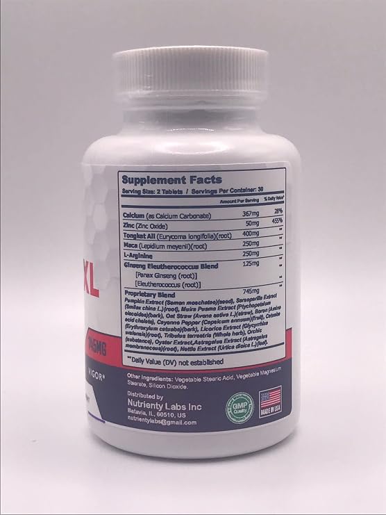 Stay Hard XL, 180 Count, 3 Month Supply, 60 Count (Pack of 3)