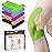 PreCut Kinesiology Tape for Knees, 24PCS Waterproof KTQUICK Knee Tape for Knee Pain Relief Pre Cut, Original Cotton Athletic Knee Tape, Waterproof & Hypoallergenic Latex-Free for Sports(Green)
