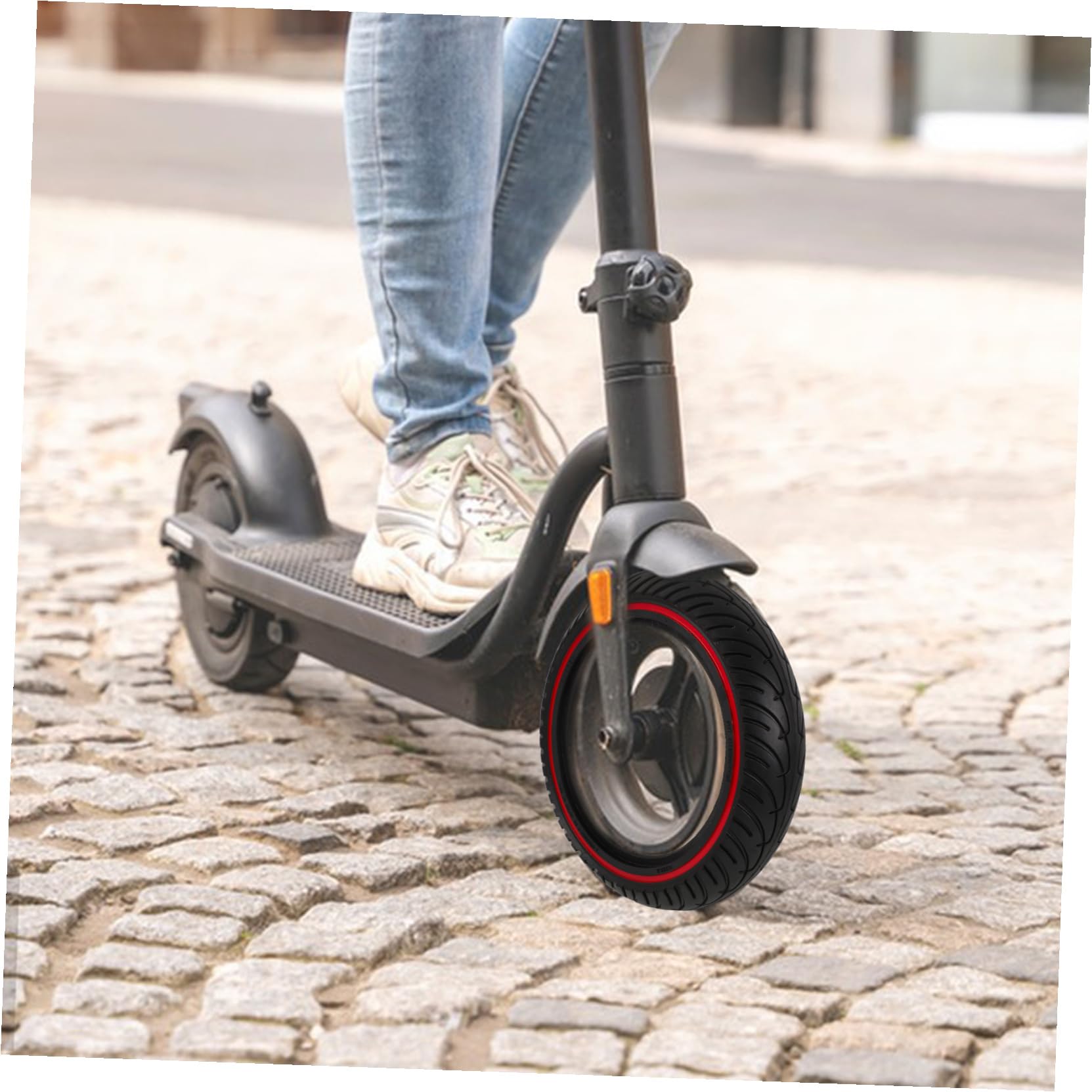 Cabilock Roue de Trottinette PU Pneu Alvéolé de Rechange pour Trottinette Électrique Pneu Increvable
