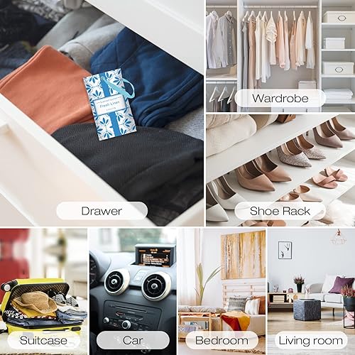 Miniatura 6 de Sachets for Drawers and Closets, Linen Sachets for Drawers and Closets, Fragrance Sachets for Home Wardrobe Drawers and Closets, 14 Pack Sachets Bags