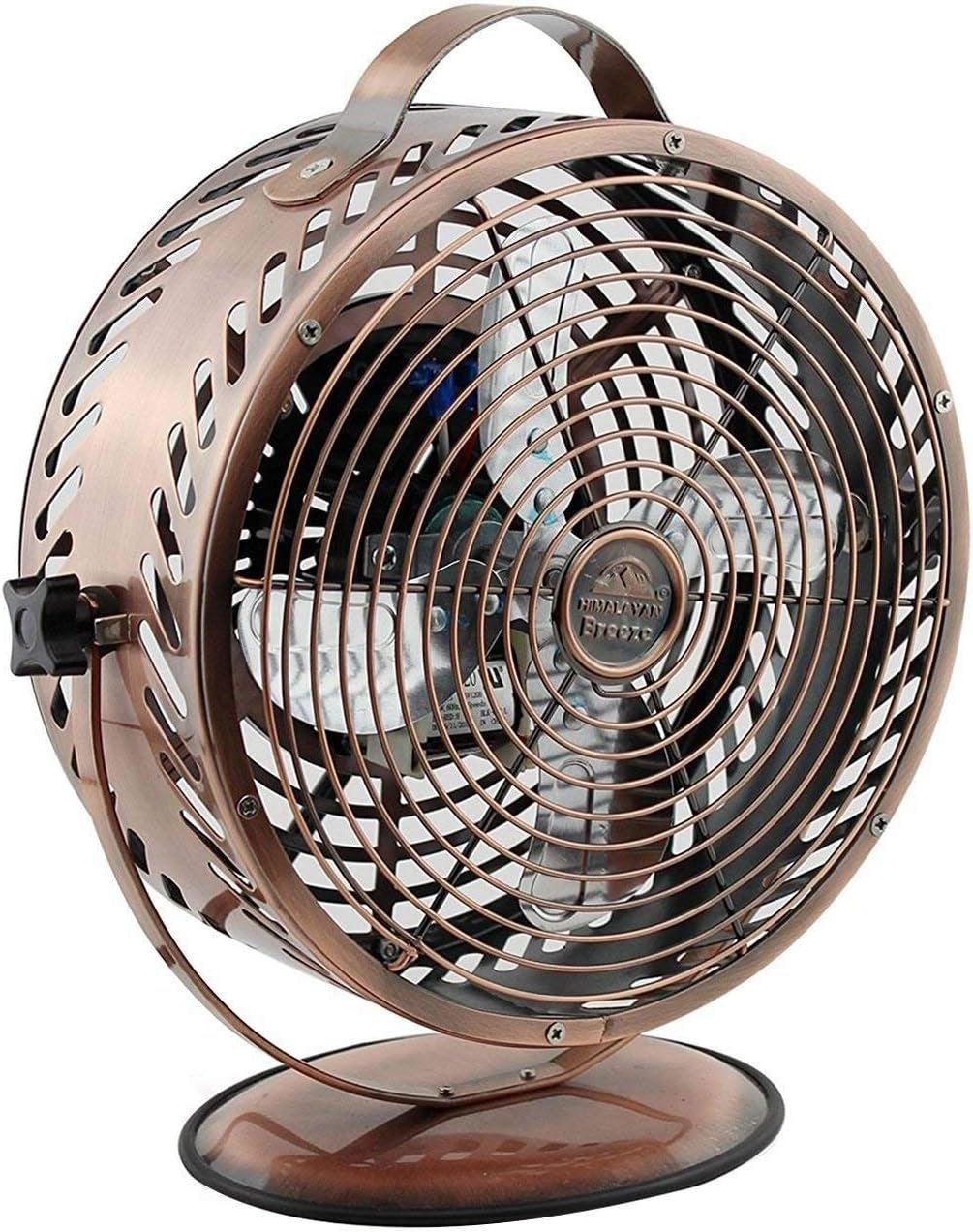 Himalayan Breeze Zebra Fan, Portable Fan, Unique Decorative Lightweight Table Fan