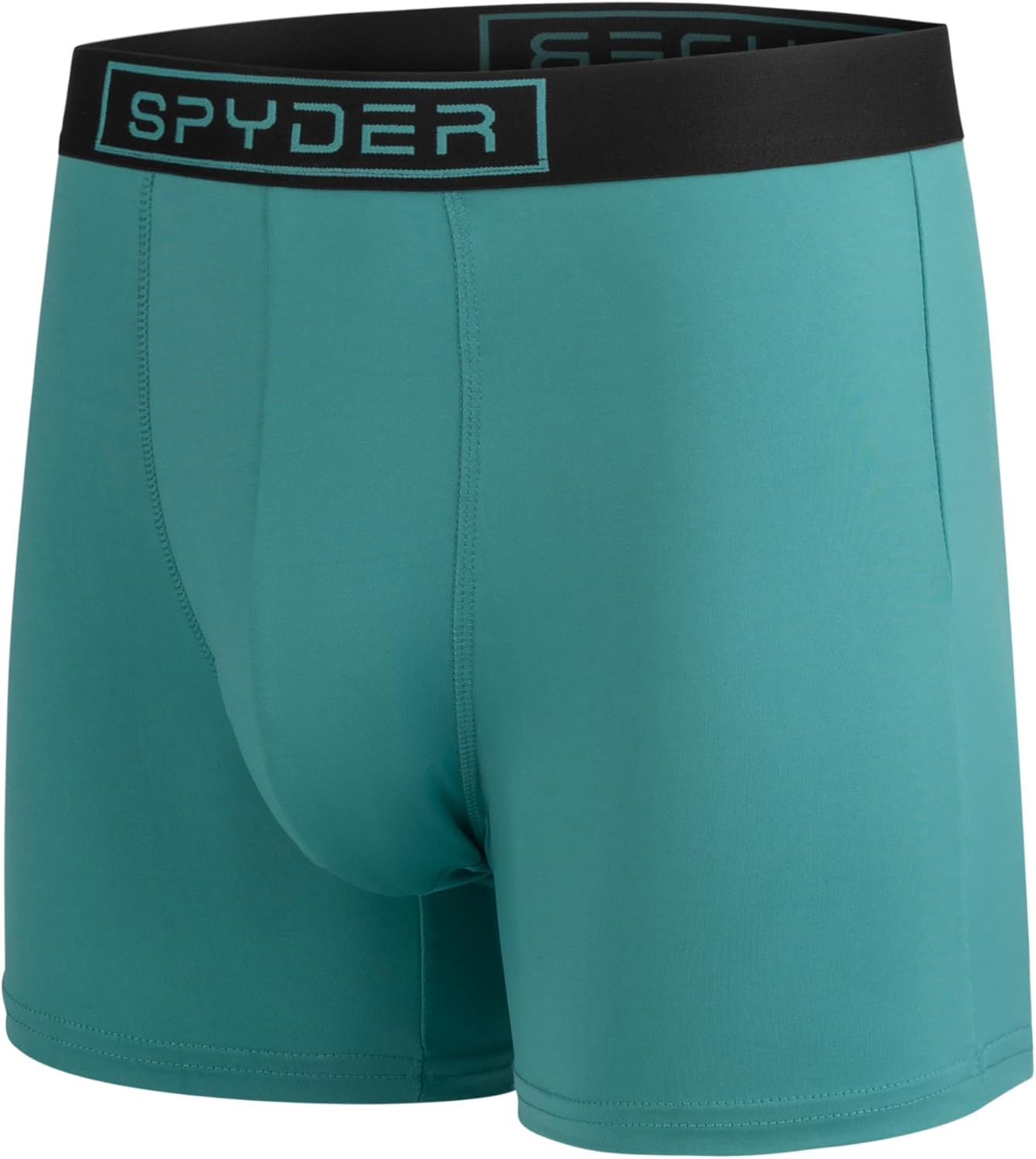 Spyder Mens Boxer Briefs 4 Pack Poly Spandex Performance Boxer Briefs Underwear