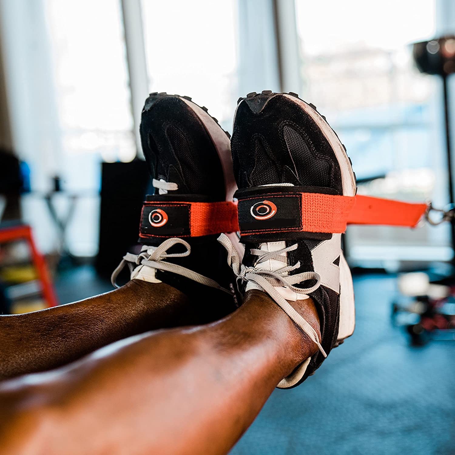 Fitcozi Reverse Squat Strap - Perfect for Knees Over Toes Training Carrying Bag Included - Elite Hip Flexor Training Equipment - Perform Hip Flexors (Reverse Squat Strap Red) 2