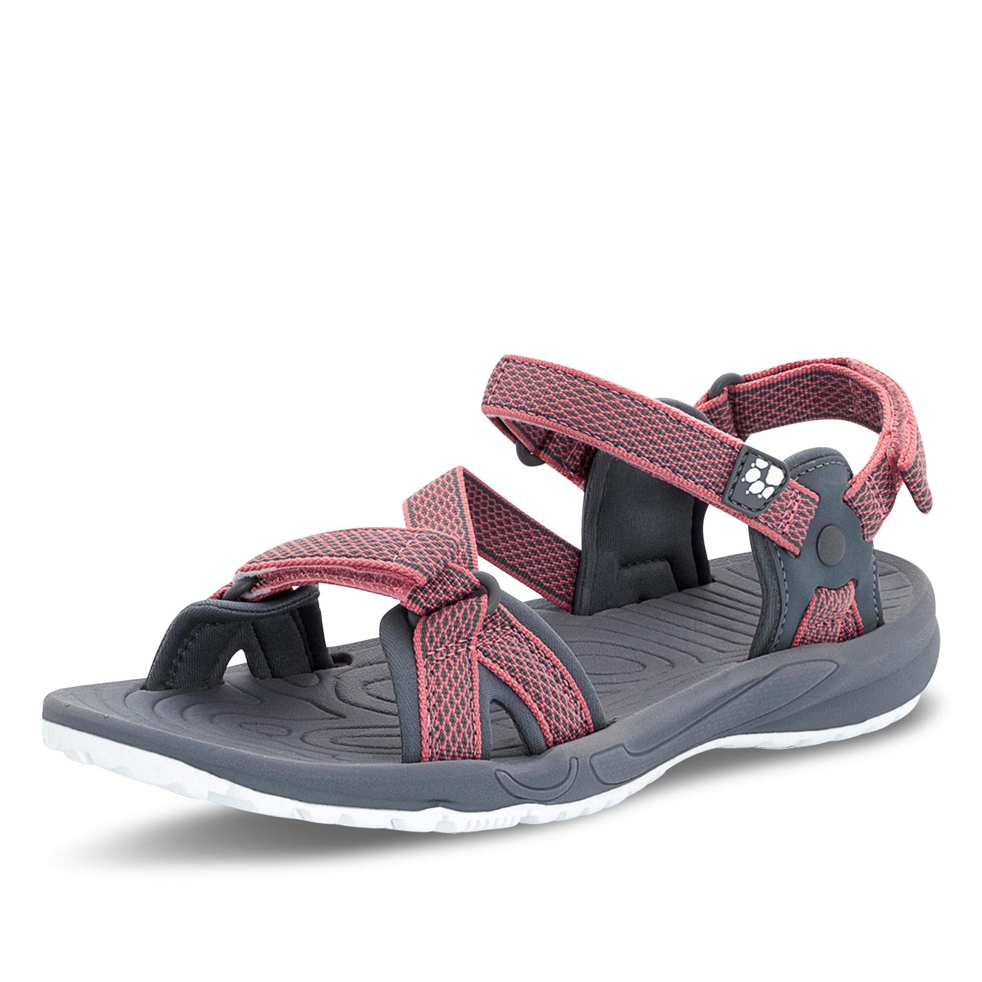 Jack Wolfskin Women's Lakewood Ride Sports Sandals, Pink (Rose Quartz 2131), 3 UK