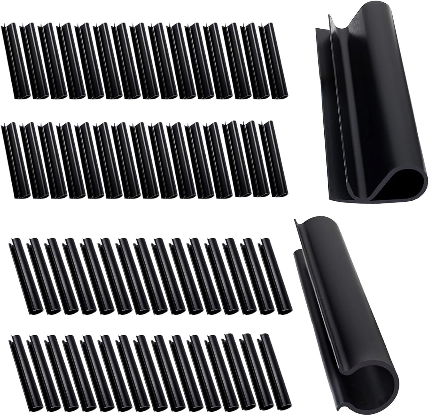 プールクリップ | 60個 防風クランプ 固定具,プールカバークリップ 頑丈 | デッキ、スイミングタブ、屋外メンテナンス、スパ、温