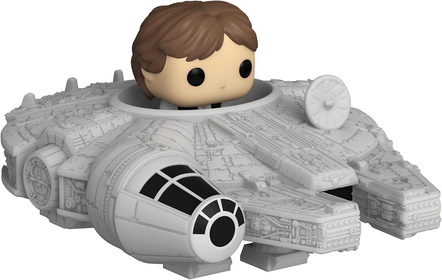 Funko Pop! Bitty Ride: Star Wars - Han Solo with Millenium Falcon - Movie Collectable - Gift Idea - Official Merchandise - Toys for Kids & Adults - for Collectors and Display