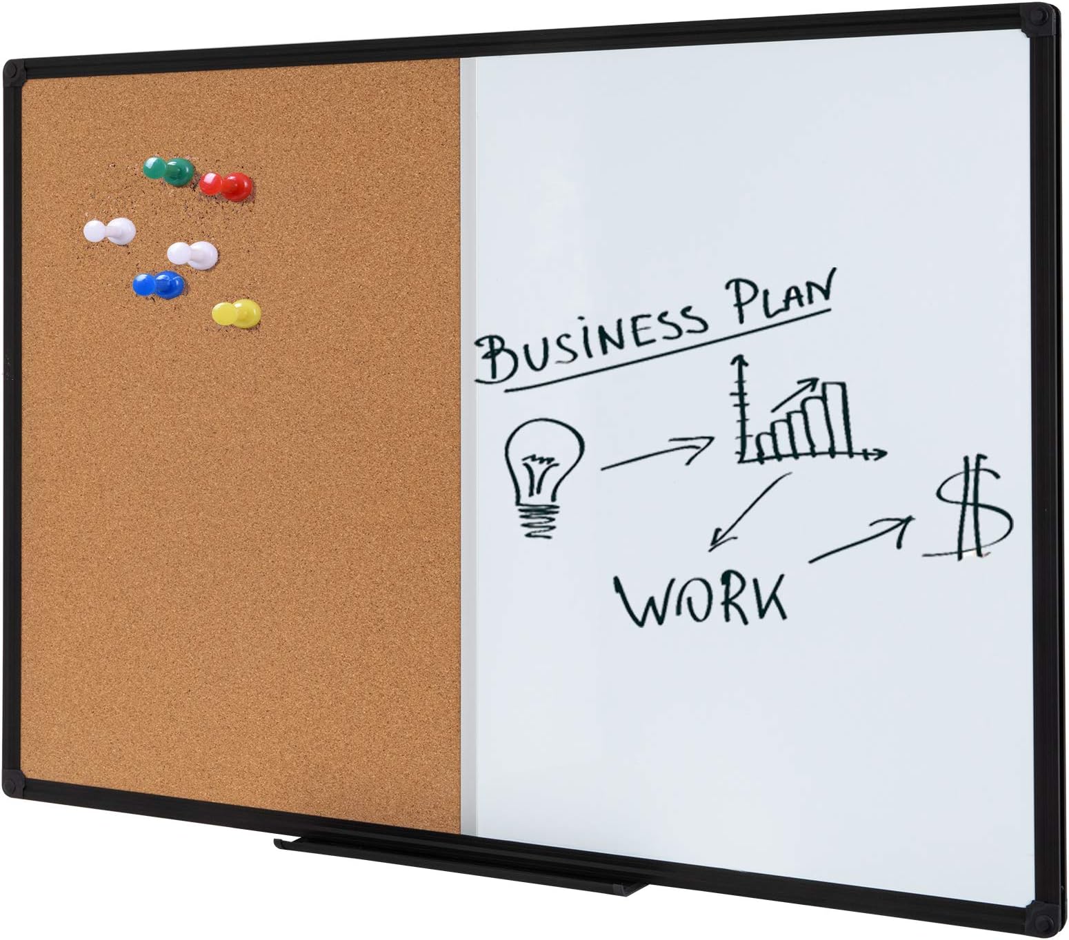 Realspace™ DryErase Whiteboard/Cork Bulletin