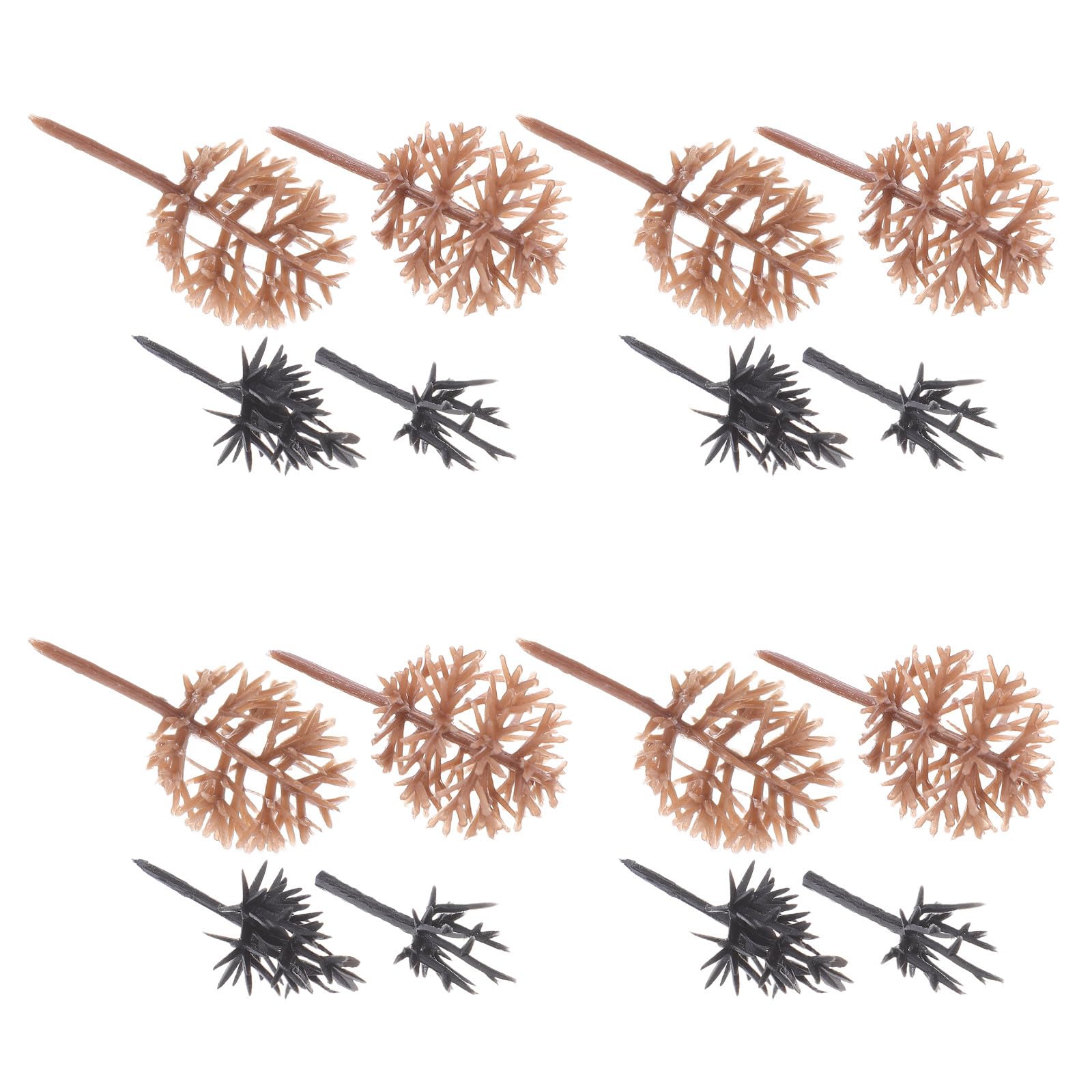 Arbres miniatures en plastique robuste Healvian pack de 116 végétation variée pour maquette ferroviaire