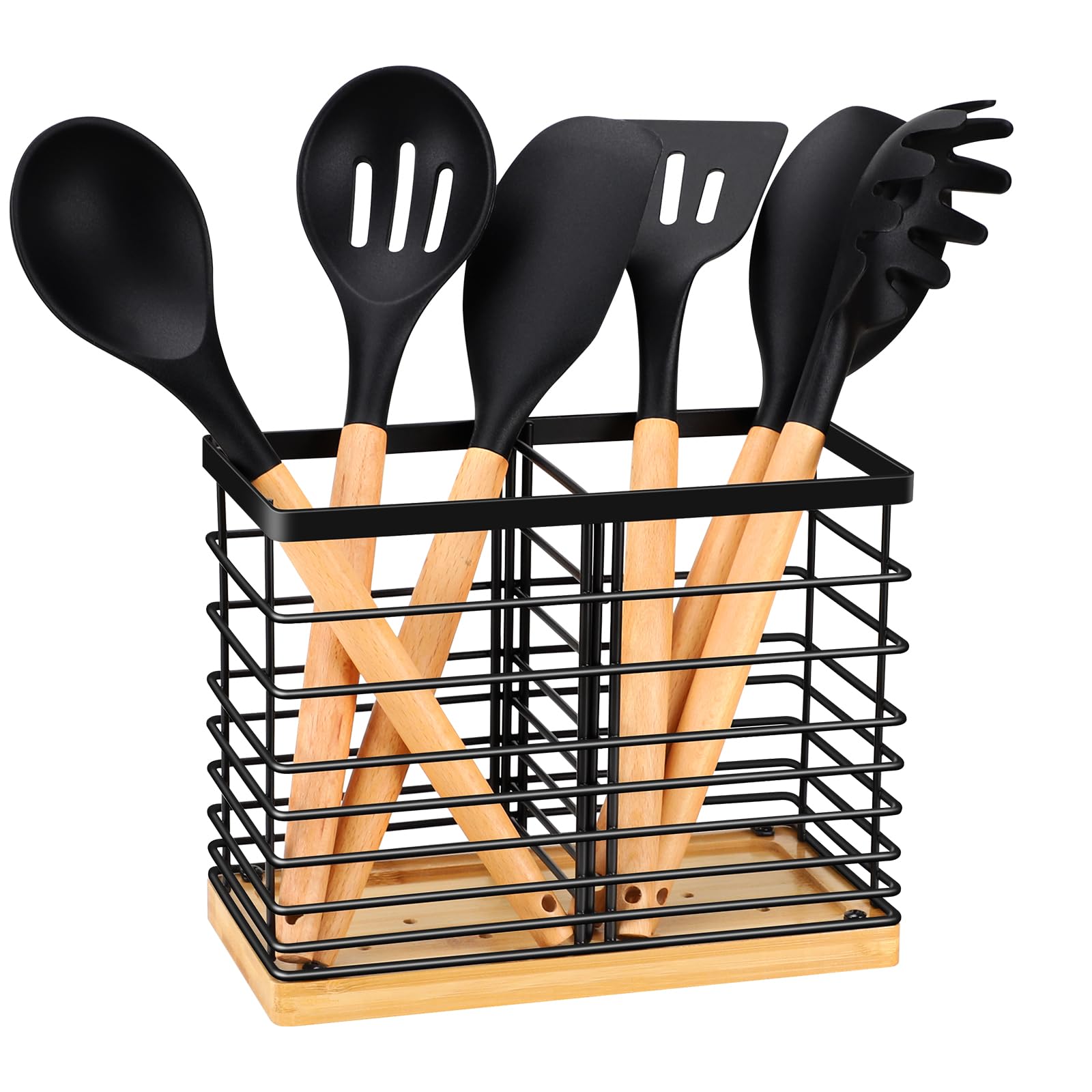 TACGEA Utensil Holder for Kitchen Counter