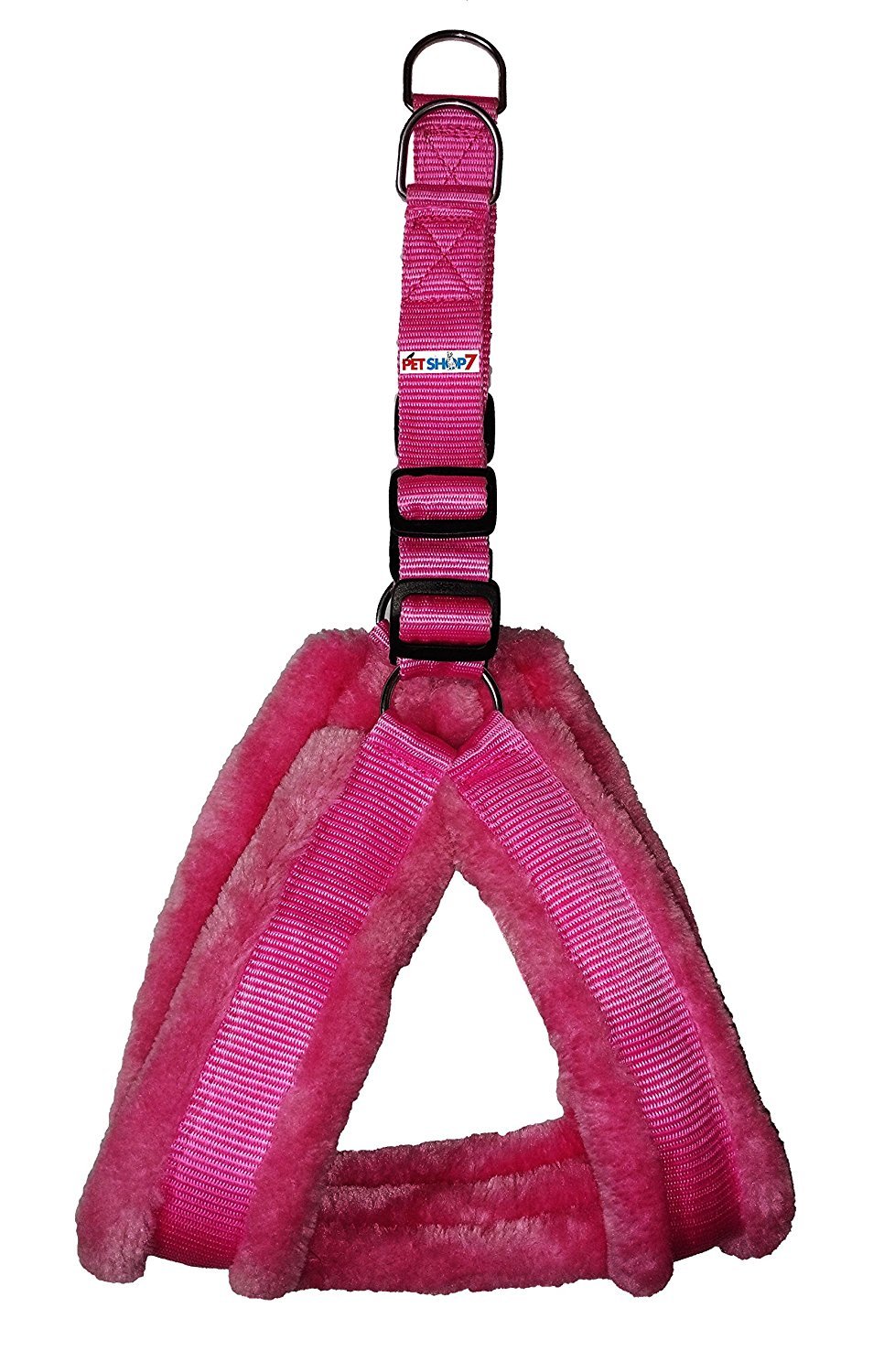 Skora Nylon Dog Harness with Fur 1 inch Medium - Pink (Chest Size - 26-30) (B075QDQJDZ) Amazon Price History, Amazon Price Tracker
