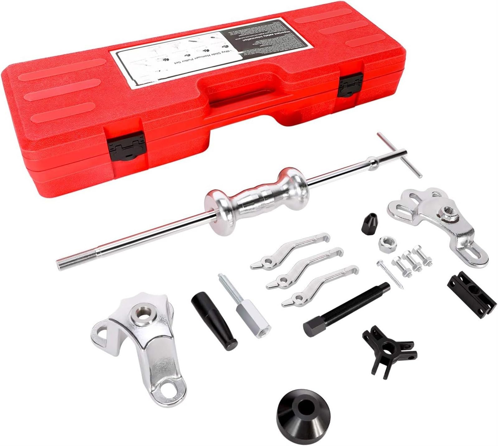Sponsored Ad – THE WHITE SHOP Slide Hammer Puller Set, Front Wheel Hub Bearing Remover & Rear Wheel Axle Hub Dent Shaft Puller Tool Kit