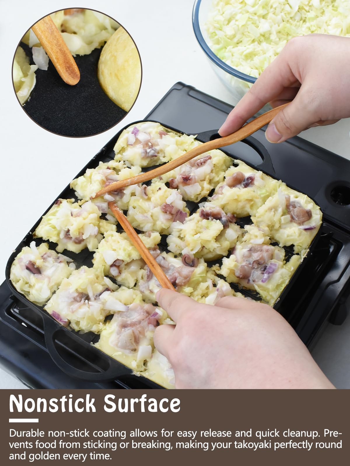 Artcome Takoyaki Pan - Make Octopus Balls! -4 Artcome Takoyaki Pan - Make Octopus Balls! -4