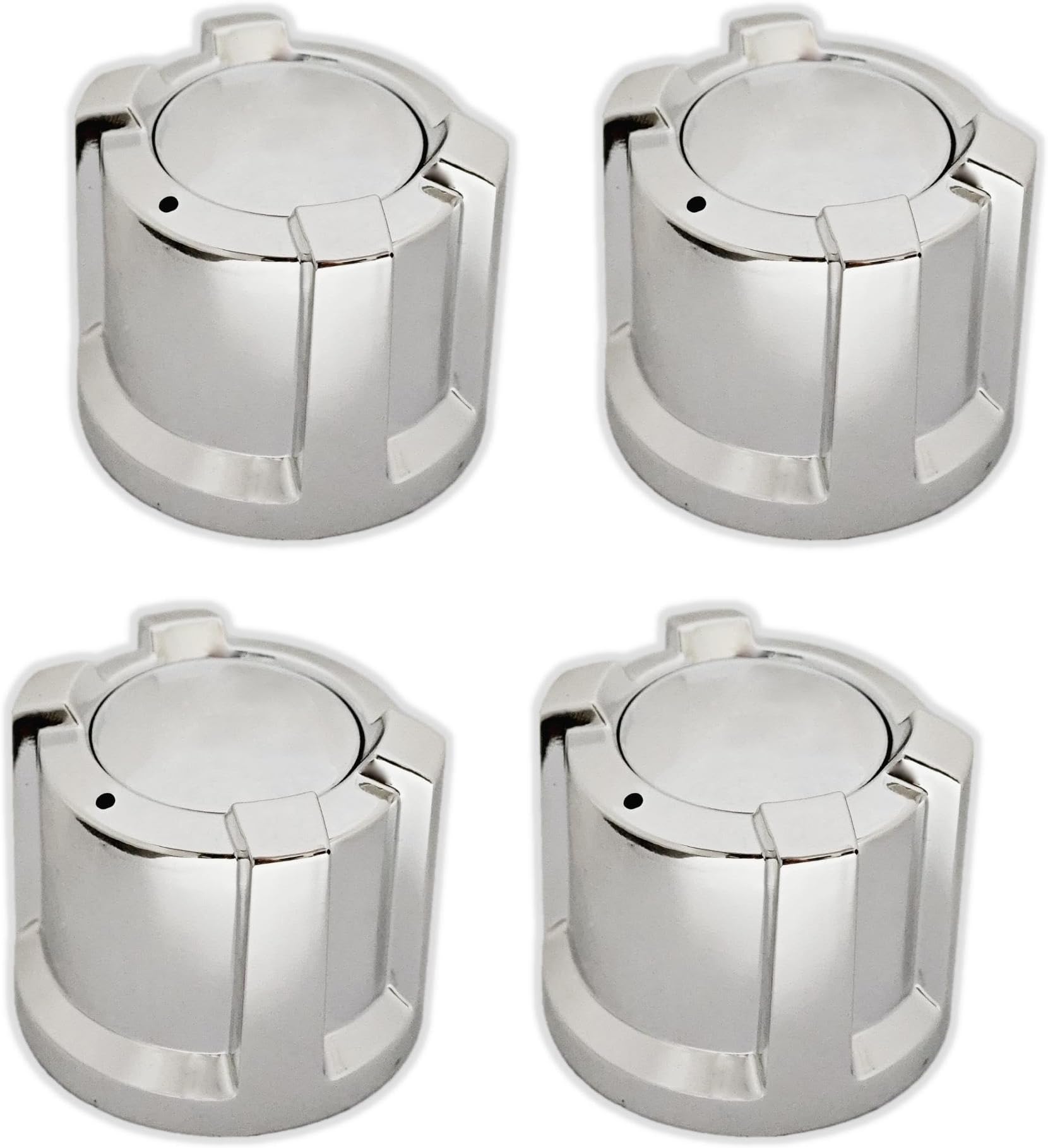 Poweka Universal Gas Grill Control Knob Replacement – Chrome Plated Plastic, Fits Most Grills