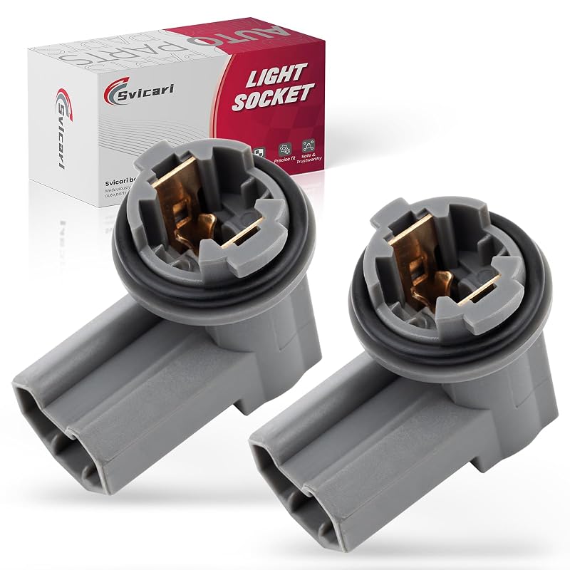Soquetes de lâmpada da lanterna traseira Svicari para Toyota RAV4 2013–2016 – 2 unidades