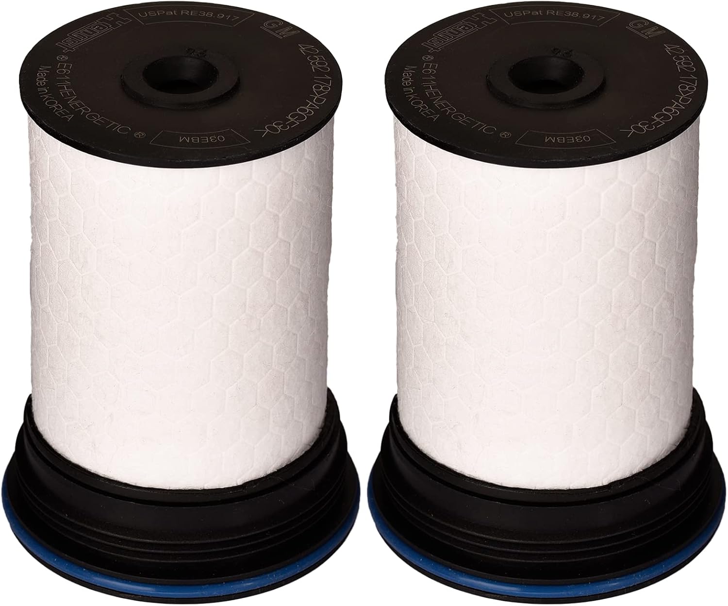 TP1007 Diesel Fuel Filter Kit Professional Compatible with Colorado Canyon 2.8L 2016 2017 2018 Part 52100212 (2 Pack)